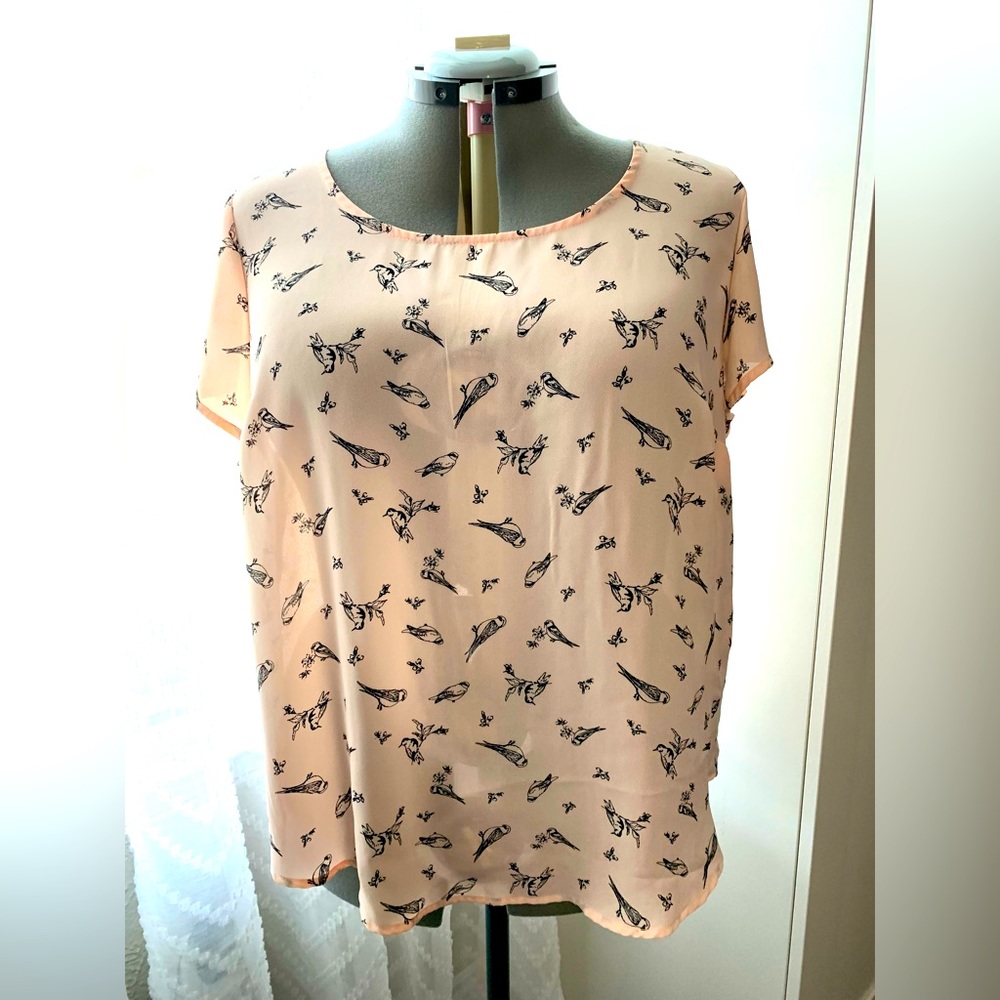 Torrid Bird Pattern Blouse